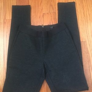 j.crew dark charcoal pixie pant leggings